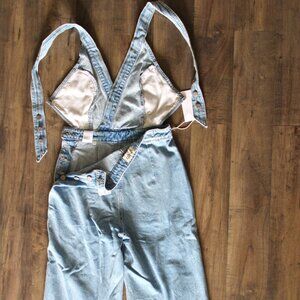 ETICA Denim Emel Carpenter Jumpsuit in Saladita
